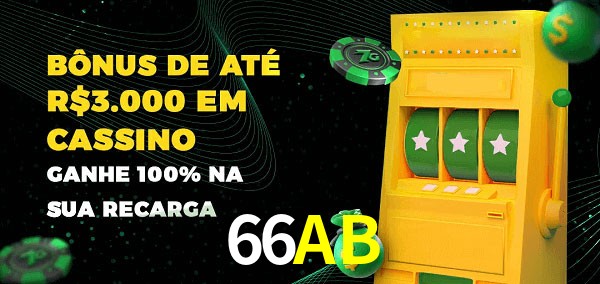 66AB melhor bônus de depósito